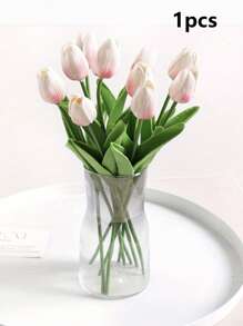 3 pezzi di fiori artificiali di tulipano, adatti per decorare casa, soggiorno, camera da letto, ufficio, scrivania, giardino, feste, regali per vacanze