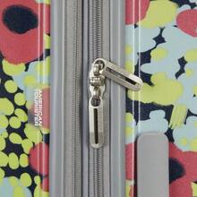 Moonlight II 28inch Checked Luggage With Spinner Wheels Poppy Pattern