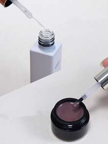 Nail Art Double Head Nail Polish Brush 50 Pieces Refillable Disposable Nail Polish Brush Solid Wood Round Head Bristle Brush Replaceable Brush Head Small Parts, Delicate Bristle Brush, Double Head Replaceable, Essential Nail Art Tools, Suitable For Men And Women Of All Ages - trắng - Xem 2