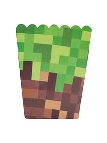 10 cái/20 cái/50 cái Hộp đựng bỏng ngô Pixel Chủ đề Xanh Nâu Túi đựng bỏng ngô Đồ dùng tiệc tùng Trò chơi điện tử Kẹo ăn nhẹ Hộp đựng thực phẩm cho rạp chiếu phim tại nhà Trang trí tiệc sinh nhật hoạt hình - Nhiều màu - Xem 6