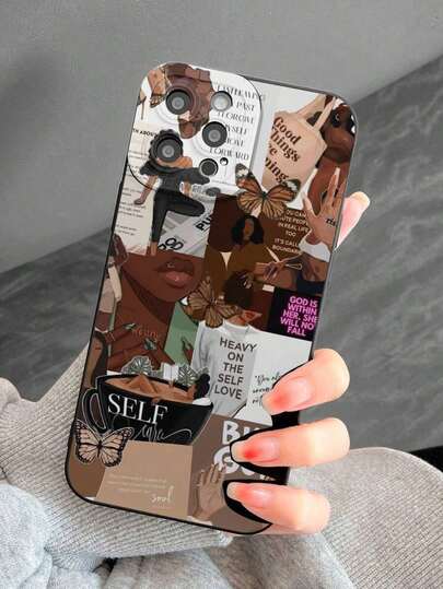 Slogan Pattern Liquid Silicone Mobile Phone Case Full-Body Protection Shockproof Anti-Fall TPU Soft Rubber Case Compatible With IPhone 11/12/13/14/15/15pro/15 Plus/15 Promax/7plus/8plus/X/Xs Max/Xr/11pro/12pro/13pro/14pro/12mini/13mini/11promax/12promax/13promax/14promax/14plus/6/6s/6plus/7/8/Se&Galaxy/A54/A14/A12/A13/A15/A32/A33/A24/A52S/S20/S21/S22/S23/S24/S23Plus/S24ultra Waterproof Scratch ResistantFOR-YOUR-BELOVED-PHONE Christmas Gifts Christmas Gifts