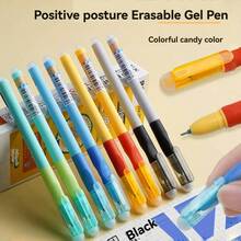 1 Bộ bút bi xóa được màu xanh Unisex + ruột bút, Bộ quà tặng giá cả phải chăng cho ngày tựu trường, Phù hợp cho học sinh nam/nữ, Viết, Ghi chú, Đánh dấu, Vẽ, Văn phòng phẩm, Đồ dùng học tập - Màu xanh lam - Xem 8