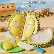 1 件/套逼真的角色扮演水果蔬菜切割玩具套装 - 富有想象力的游戏和健康饮食学习（部分零件随机发送） - 缝纫玩具、旅行玩具、课堂坐立不安玩具、迷你沐浴玩具、圣诞文具、减压球 - 生日礼物、圣诞礼物、万圣节礼物、平安夜礼物、完美礼物、礼物、玩具、游戏 - 彩色 - 查看 5