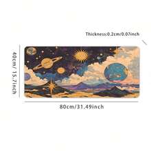 Arcana Cosmic Schreibtischunterlage - Himmlische Vintage Weltraum Kunst, Astrologie & Tarot Geschenk, Hexenkunst Ästhetik Schreibtischdekoration Mauspad Büroartikel Büroausstattung Schreibtischzubehör Mauspad für den Schreibtisch - Verschiedenfarbig - Übersicht 14