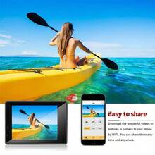 2.0" Action Camera Ultra HD 4K 30FPS WiFi Underwater Cameras Waterproof Helmet Bicycle Video Recording Cameras Outdoor Sport Cam - Đen 4K - Xem 8