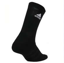 Adidas 1 双男女通用高帮运动袜，适合跑步、篮球、踝袜 [XS] 建议鞋码：34-36/21-22cm [S] 建议鞋码：35-38/21-23.5cm [M] 建议鞋码：39-42/24-26cm [L] 建议鞋码：43-46/26.5-28.5cm - 黑色 - 查看 3