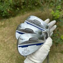 Golf Sand Wedge - CNC Milled Blue Octopus Design, High Spin Bunker Shots & Durable Forged Construction, Precision Control For Right-Handed Men, Steel Shaft, Conventional Flex