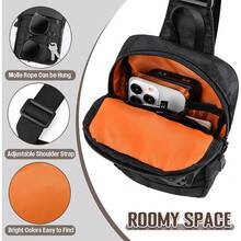 Sling Bag For Men, Tactical Inspired Waterproof Utility EDC Mini Crossbody Chest Bag For Travel Work Sport