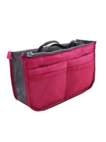 13-Pocket Large Capacity Waterproof Nylon Makeup Bag, Foldable Organizer Pouch, Multi-Functional Travel Cosmetic Bag - Multicolor - View 14