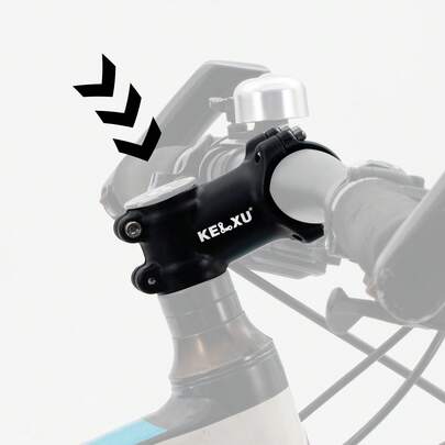 Bike Stem 31.8mm Lightweight Aluminum Alloy 60mm 90mm MTB Stem 7-Degree Handlebar Stem For Most Bicycle, Mountain Bike, Road Bike, BMX, Cycling (Black)