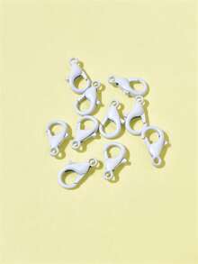 10pcs/50pcs/100pcs Enameled Colorful Zinc Alloy Lobster Clasp, DIY Necklace Bracelet Bag Charm Connector Accessories - Lobster Clasp - View 14
