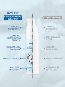 GJYC PET 猫下巴痤疮护理套装 - 温和去除猫下巴黑头，配备清洁刷，无残忍，滋养猫下巴柔软和新鲜，1.01 液量盎司