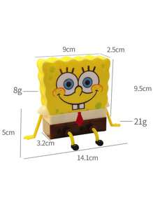 Cartoon Sponge Drain Rack SpongeBob - Fun Bathroom Shower Caddy With Hanging Storage Organizer, Special Features For Kitchen And Coffee Bar Accessories, Space-Saving Design And Easy Cleaning,Plastic Material, Assembly Required - Multicolor - View 5