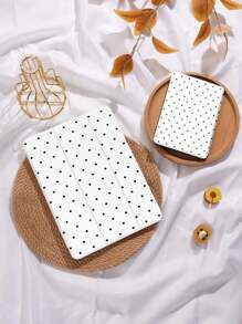 Polka Dot & Minimalist Pattern Tablet Protective Case, Compatible With IPad 9.7/10.2/10.5/10.9/12.9/Pro 11 (10th Gen), Galaxy Tab S6 Lite 10.4", Kindle Paperwhite 12th Gen (2024), Kindle 11th Gen (2022), Offers Soft Shock-Proof Protection, Supports Smart Stand/Auto Wake/Sleep Function - Multicolor - View 6