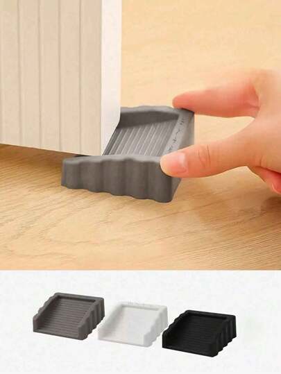 1 pièce Cale de porte en caoutchouc créative anti-vent, cale de porte de , dispositif anti-vent, bloc de porte de anti-pincement et anti-collision, convient à toutes les familles, est l'article ménager parfait pour assurer la de la famille, convient pour la maison et le bureau.-Décoration de la maison-Cale de porte-Décoration de bureau-Décorations de Noël-Décoration de Noël pour la maison