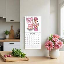 Calendario 2026 "Casalinga Velenosa", calendario mensile di 12 mesi, decorazione pittorica per la pianificazione familiare, regalo di Natale e Capodanno - Tagli Unica - Visualizzare 4