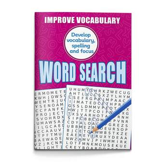 Adult Visual Vocabulary Search Puzzle Book - Improve Focus, Vocabulary, And Word Recognition Through Fun Find-A-Word Games