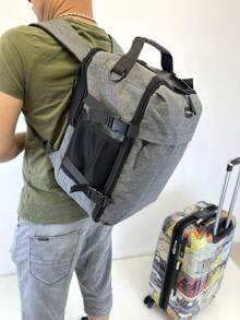 Versatile Travel Backpack For Men & Women - Airline Approved, Lightweight Laptop Daypack With Shoe Compartment, Ideal For Hiking, Business, And Weekend - Beige - View 9