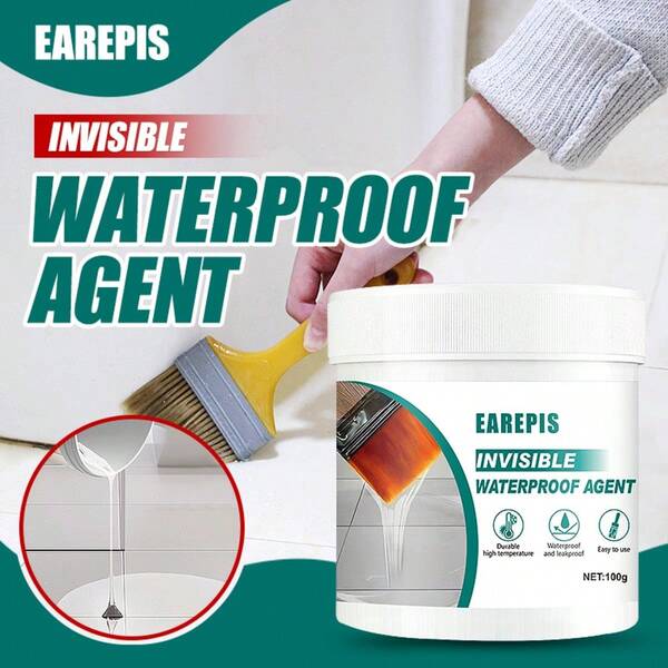 Transparent Waterproof Glue - Leak Repair Sealant, Quick Drying, Easy To Apply, Suitable For Window Sills, Door Frames, Concrete, Waterproof Sealant