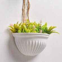 1pc Wall-Mounted Mini Planter Pot, Indoor/Outdoor Succulent, Cactus Plastic Floating Hanging Planter, Suitable For Living Room, Porch, Railing, Garden, Balcony, Terrace, Desktop