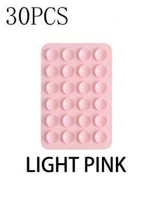 3/5Pcs Multi-Purpose Square Silicone Suction Cup Mobile Phone Holder, 24-Hole Suction Cup With Strong Adhesiveness, 1/10/20/30/40/50/60Pcs,Suitable For Various Scenarios To Prevent Phone Falling, Used For Video, Vibration, And Self-Portrait Phone Accessories