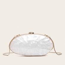 YYW Acrylic Purses And Handbags For Women Multicolor Perspex Clutch Banquet Evening Crossbody Handbag,For Parties, Dances, Weddings, And Banquets,Christmas, Halloween, Labor Day Gifts For Women Women's Handbags - 白色 - 查看 1