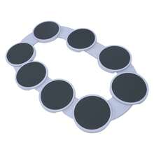 360° Rotating Serving Tray - Premium Lazy Susan Turntable For Dining Tables & Kitchen Storage | Space-Saving Spinning Organiser For Condiments, Spices & Snacks | Non-Slip Stable Design - Multicolor - View 2