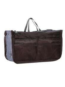 13-Pocket Large Capacity Waterproof Nylon Makeup Bag, Foldable Organizer Pouch, Multi-Functional Travel Cosmetic Bag - Multicolor - View 17