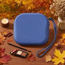 Nueva bolsa cosmética de silicona cuadrada mini, monedero multiusos pequeño para uso al aire libre, almacenamiento de llaves, auriculares, portador de tarjetas