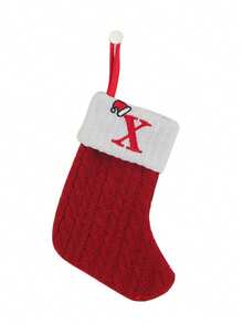 Capital Letter Christmas Stocking Decorations, Christmas Stockings, Double-Sided Fireplace Stockings, Party Decorations, New Year Party Favors, Personalized Initials Stockings, Family Holiday Christmas Party Decorations, Birthday, Christmas, Christmas Decorations, Christmas Tree Decorations, Baby Shower, Baby Supplies, Holiday Decorations, Baby Party Supplies. Party Props, Party Decorations