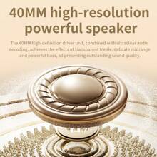 Lenovo 联想 Erazer Earbuds EH108 无线蓝牙 5.4 可折叠耳机 便携式耳机 运动游戏 长续航 带麦克风