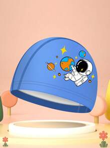 1pc Children's Shark Swim Cap, Children's Swimming Cap With Cute Marine Animal Patterns, Suitable For Swimming And Beach Play, Suitable For Children And Teenagers, Boys Hats, Swim Cap Kids, Pool Accessories