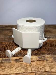 Portafazzoletti divertente - Un compagno unico per il rotolo di carta igienica da lettura con un design con giunto regolabile. Un decorazione da bagno e portafazzoletti che aggiunge divertimento al bagno. Adatto per la decorazione della casa, il bagno dell'ufficio, il bagno di famiglia o qualsiasi bagno. Può anche essere un regalo creativo.