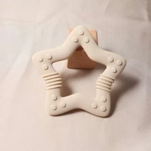 FDA Grade Silicone Baby Teething Chew Toys, Infant's Teether For Sore Gums, Chewing Toy