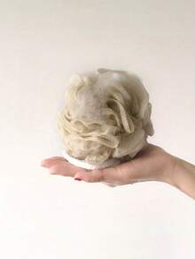 4 pezzi Spugne esfolianti in pizzo, spugne per spa di casa super esfolianti, spugne a rete per doccia, spugne da bagno per viso e corpo, ricche di schiuma e bolle, palle da bagno, spugne a rete per lavare il corpo, accessori da bagno