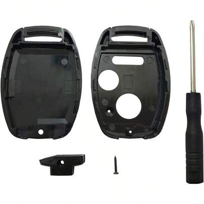 Replacement Key Fob Cover Case Fi  2006 2007 2008 2009 2010 2011 Onda Accord Cic CRV Pilot Ridgeline Odyssey Keys Entry Remote Key Fob S 2+1 Button Black