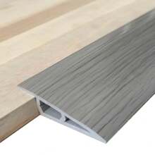 1块7cm自粘PVC门槛保护板，木纹地板过渡条，防刮门地过渡条，家用自粘门槛坡道设计，适用于地毯边缘处理，保护瓷砖和地板接缝，家居装饰装饰