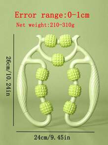 1pc Leg Massager Device, Leg Roller Slimming Body Shaper With 9 Massage Wheels For Calf Muscle Relaxation And Fitness Gym Accessories