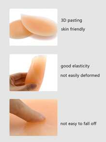 1 Pair Silicone Buttocks Shaping Sticker, Invisible And Painless, Improve Hip Concavity, Suitable For Yoga Pants, Leggings, Tight Pants And More Outfits