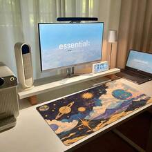 Arcana Cosmic Schreibtischunterlage - Himmlische Vintage Weltraum Kunst, Astrologie & Tarot Geschenk, Hexenkunst Ästhetik Schreibtischdekoration Mauspad Büroartikel Büroausstattung Schreibtischzubehör Mauspad für den Schreibtisch - Verschiedenfarbig - Übersicht 4