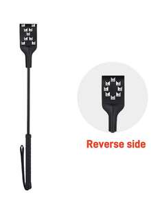 1 pieza Fusta de montar de cuero PU, fusta de montar suave con mango trenzado antideslizante y correa para la muñeca, accesorio de entrenamiento ecuestre - Multicolor - Ver 11