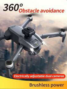 Dron sin escobillas con cámaras duales WIFI, cuadricóptero profesional plegable con detección de obstáculos, motor sin escobillas de alto rendimiento, regalo de cumpleaños, estuche de transporte, bolsa de almacenamiento
