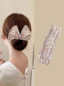 Slouchy Person's Magic Bow Knot Twist Hair Clip, New Adult Bun Hair Accessory, Flower Bud Hair Clip, Hair Styling Tool