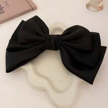 1pc Celebrity-Inspired Princess Style Oversized Bowknot Hair Clip, Claw Clips, Hair Claws, Clips For Hair, Hair Slide, Hair Barrettes, Fall, Winter Outfit For Women, Bows, Cute