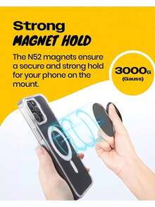 Giá đỡ điện thoại từ tính Magsafe tương thích với giá đỡ điện thoại di động có thể thu gọn Magsafe dành cho điện thoại thông minh, máy tính bảng, phụ kiện điện thoại di động - Trong suốt tương thích với iPhone, điện thoại Android, quà tặng sinh nhật, gia đình, bạn bè, giá đỡ điện thoại - Màu xanh nhạt - Xem 5