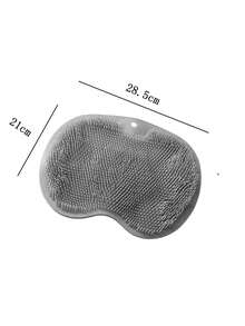 1 件装硅胶懒人背部抓挠器、吸盘浴室壁挂式背部抓挠器、足部抓挠垫 - 灰色 - 查看 7