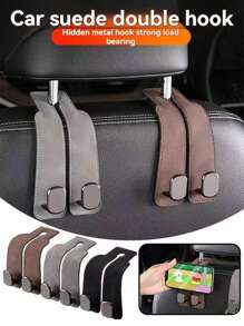 3pcs Creative New Product Car Storage Hooks, Front Seat Headrest Storage Hooks, Car Decorations, Handbags, Bags, Shopping Bags, Hats, Umbrellas Car Storage Hooks For Women Storage Organizer Travel Holiday Essential Fall Decor Autumn Halloween