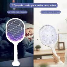 Rechargeable Mosquito Killer Racket, Electric Fly And Mosquito Killer - Multicolor - View 6