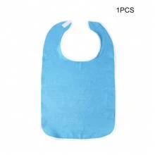 5-Color Adjustable Adult Bibs, Waterproof Cloth Eating Aprons For Elderly, Disabled, Nursing Home Use