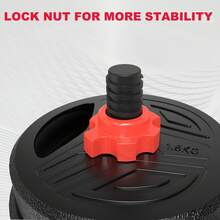 GartistGo 20kg Home Fitness Adjustable Hand Weights Dumbbells Set Strength Training For Men & Women Home Gym Workout - Black - View 3